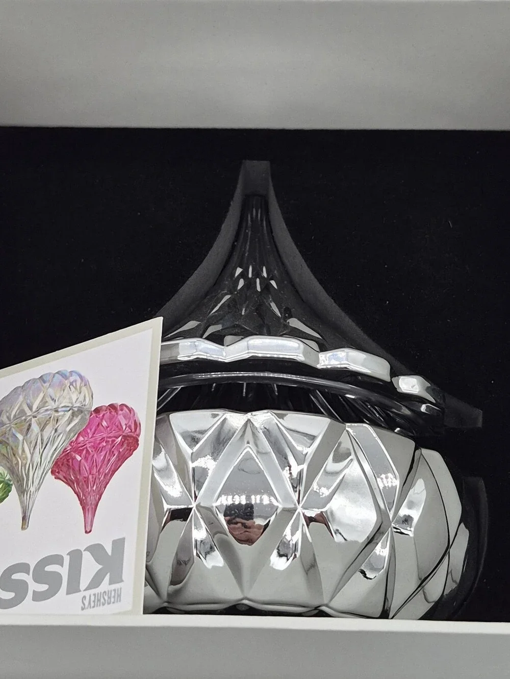 ✨ Hershey's Kisses Silver Candy Dish w/ Box by Godinger